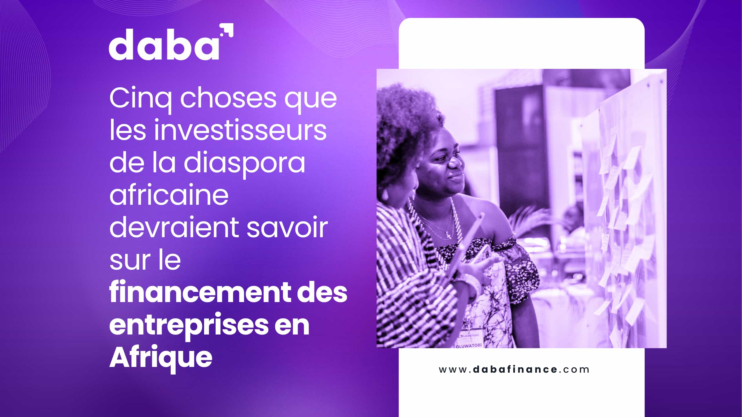 Daba finance investissez dans l'Afrique